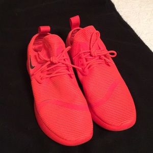 Red Nike sneakers